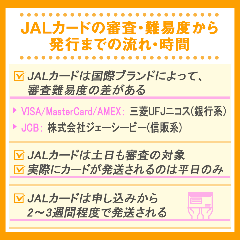 JALカードの審査・難易度から発行までの流れ・時間