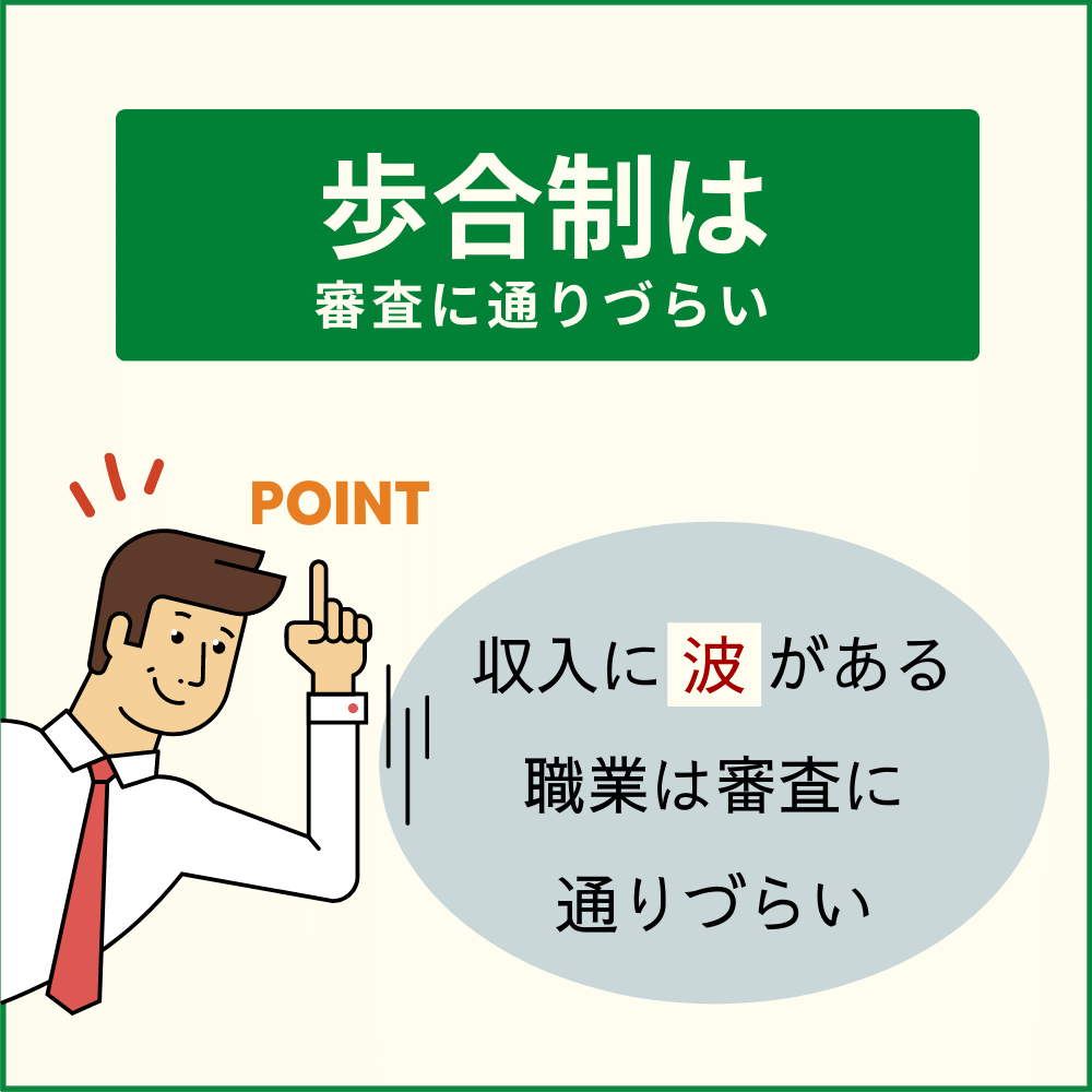 固定給ではなく歩合給であることが多い