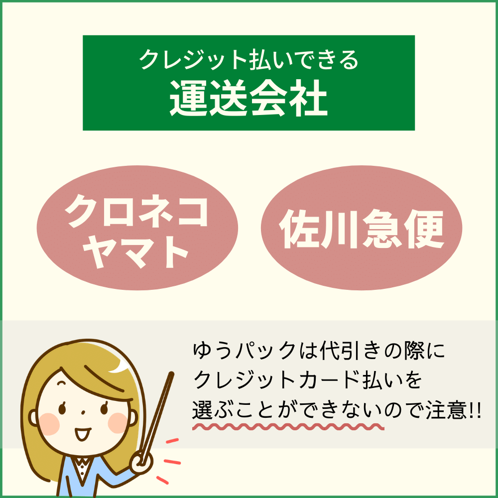 代引きでクレジットカード払いを利用する方法