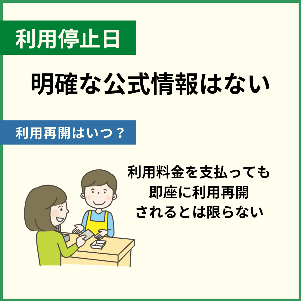 au PAYカード・au PAYゴールドカードの利用料金を滞納した時の利用停止日はいつ？