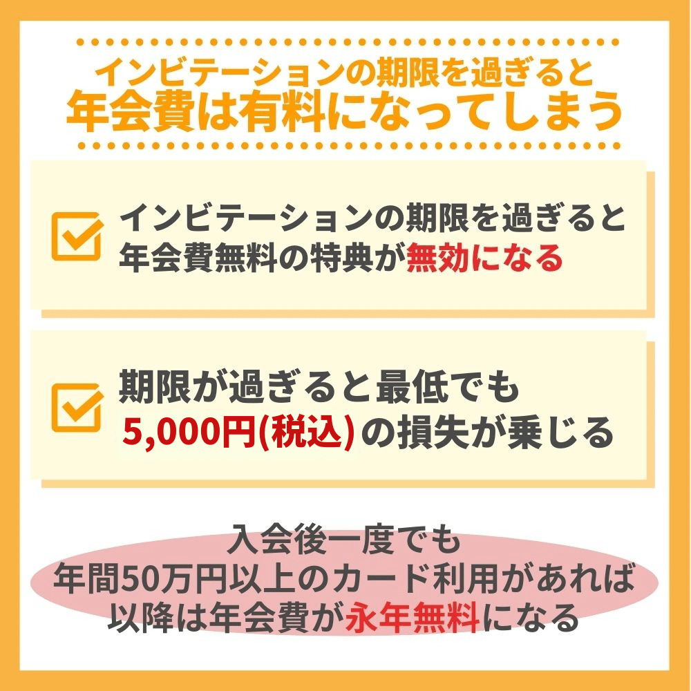 インビテーションをもらったらすぐに切り替え申請しよう！