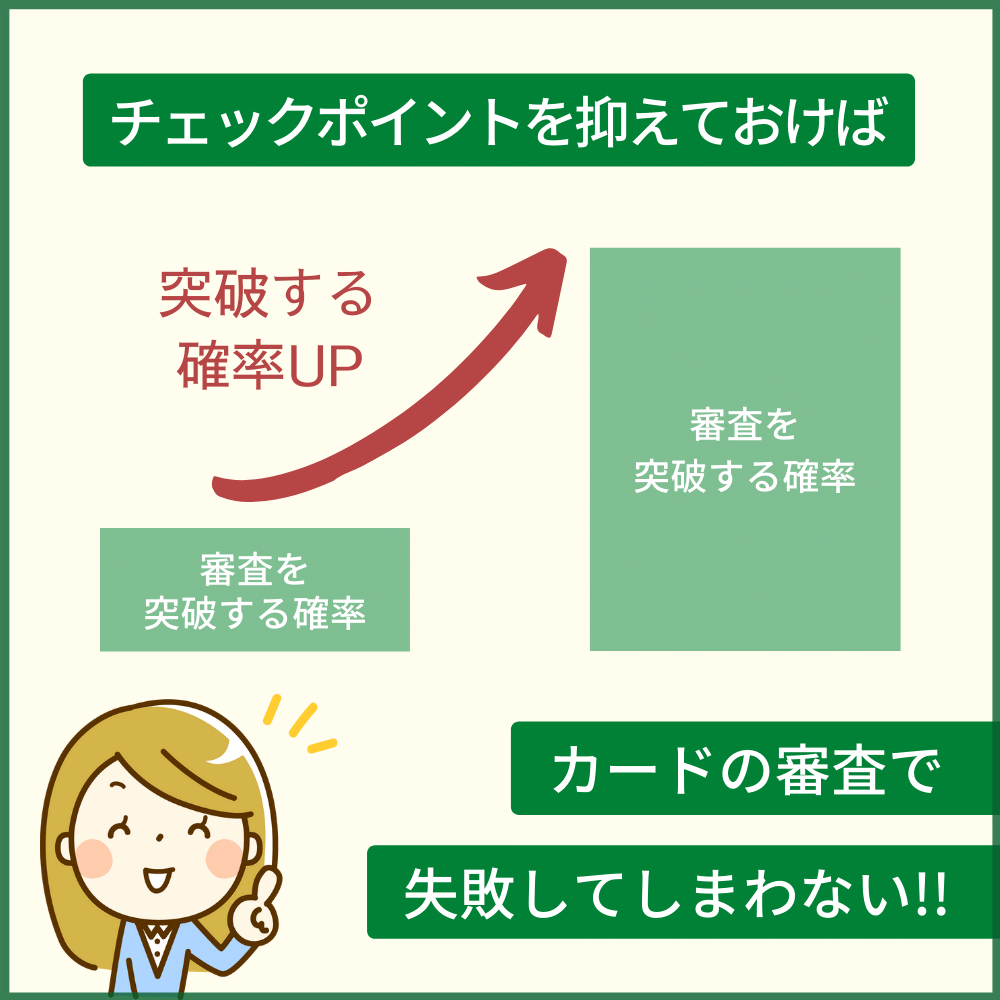 三井住友カード プラチナプリファードの審査落ちしないためのチェックポイント