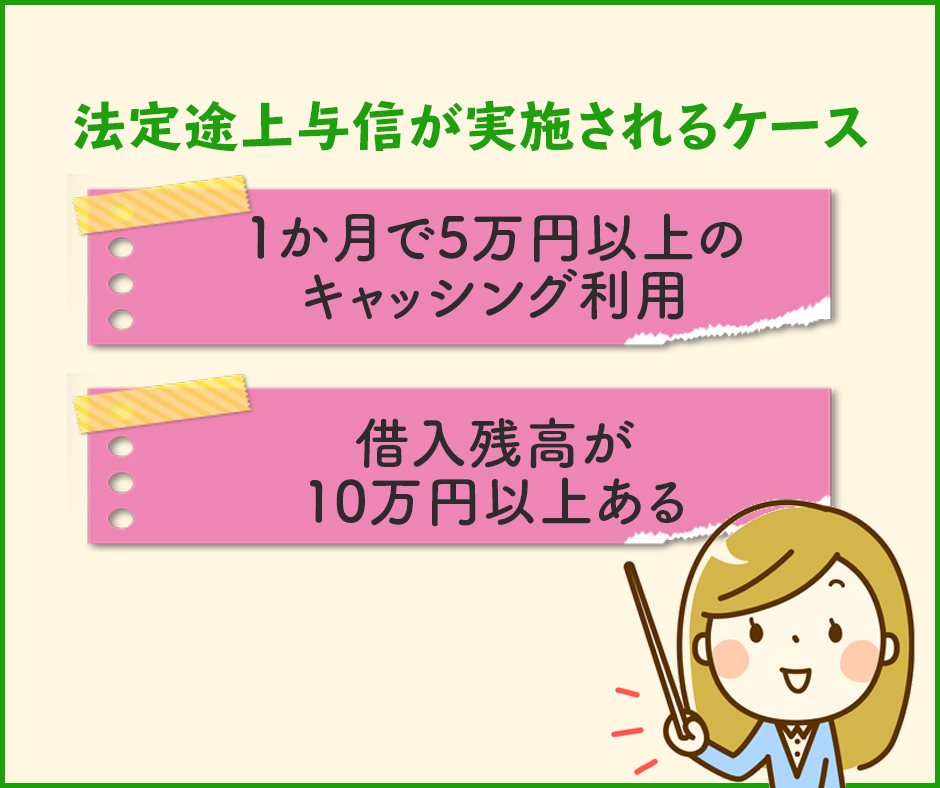 法定途上与信が実施さ