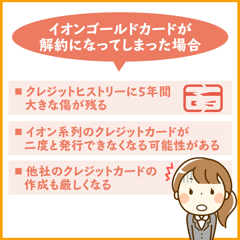 利用料金の滞納を続けると解約になってしまう場合もある