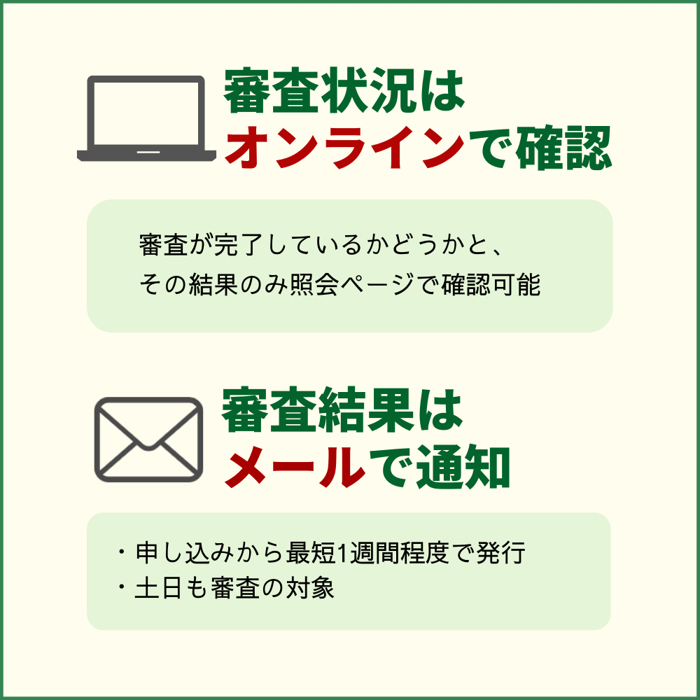 三井住友ビジネスカード for Owners ゴールドカードの発行までの時間や審査状況を確認する方法