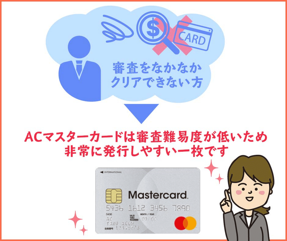 ACマスターカードはクレヒスを作るためによく利用される