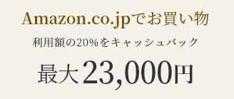 JCBゴールドカード新規入会&Amazon利用で20％キャッシュバック2