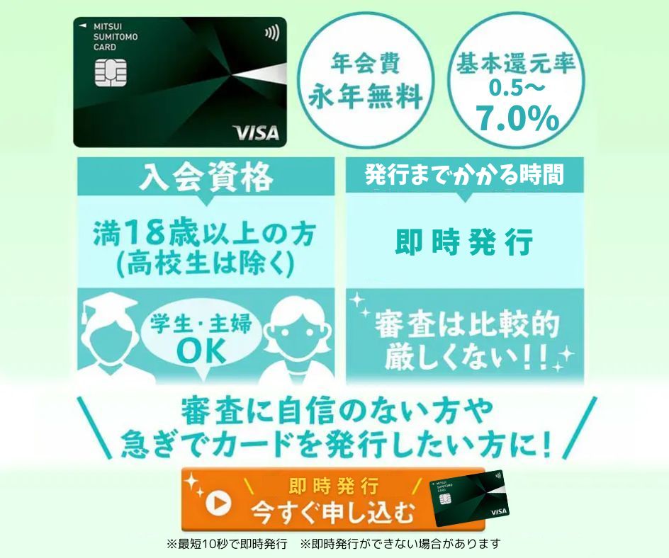 三井住友カード（NL）の審査基準や難易度は厳しい？審査落ちしない為のチェックポイント2