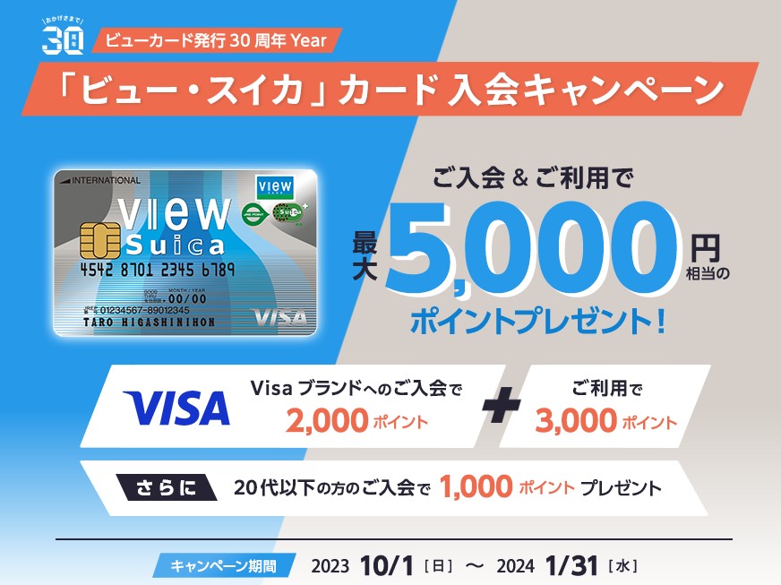 新規入会&各種条件達成で最大6,000円相当プレゼント